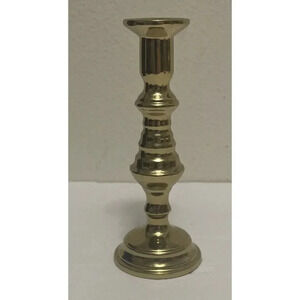 Vintage‎ Virginia Metalcrafters Heavy Brass Beehive Candleholder For 1/2” Candle